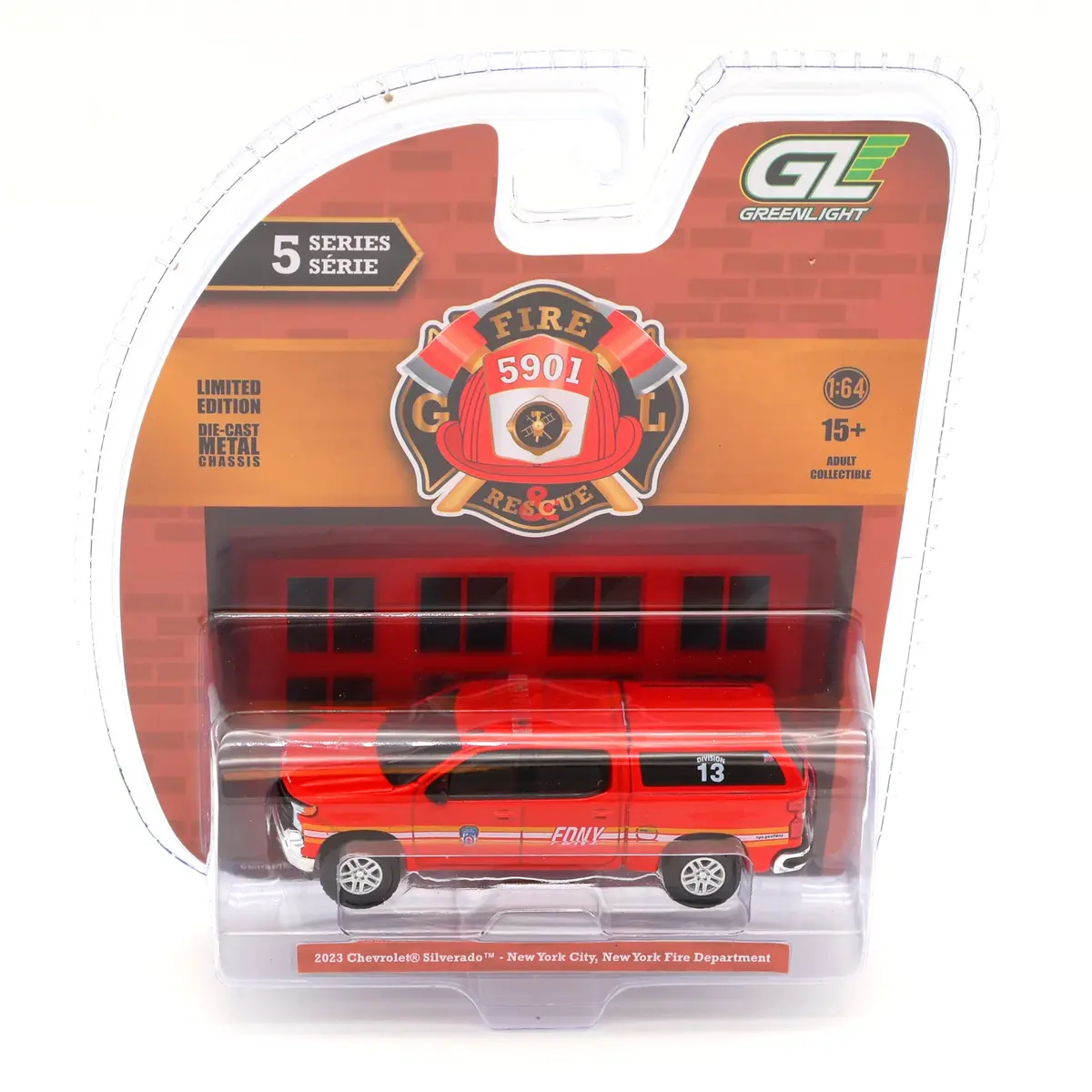 2023 Chevrolet Silverado 1:64 Diecast Fire & Rescue Series 5 1