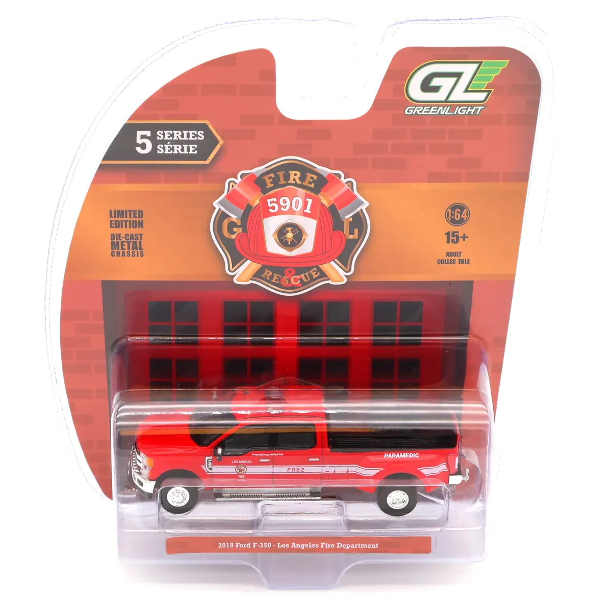 2018 Ford F-350 1:64 Diecast Fire & Rescue Series 5 1