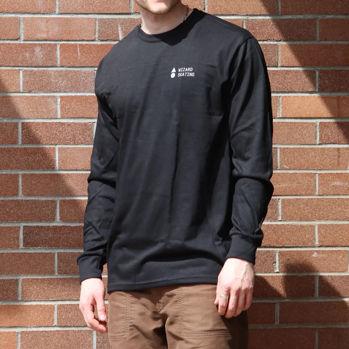Wizard Logo Longsleeve Shirt - Black 1