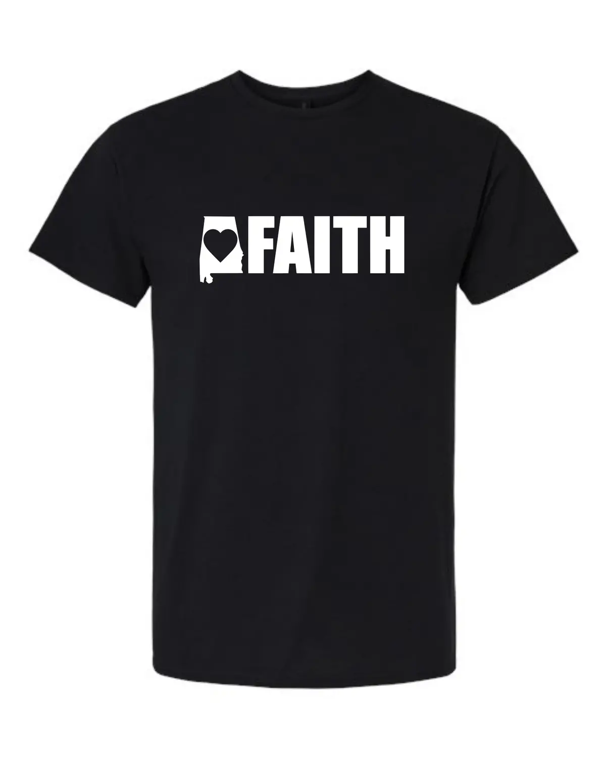 Bold Faith Graphic Tee in Black