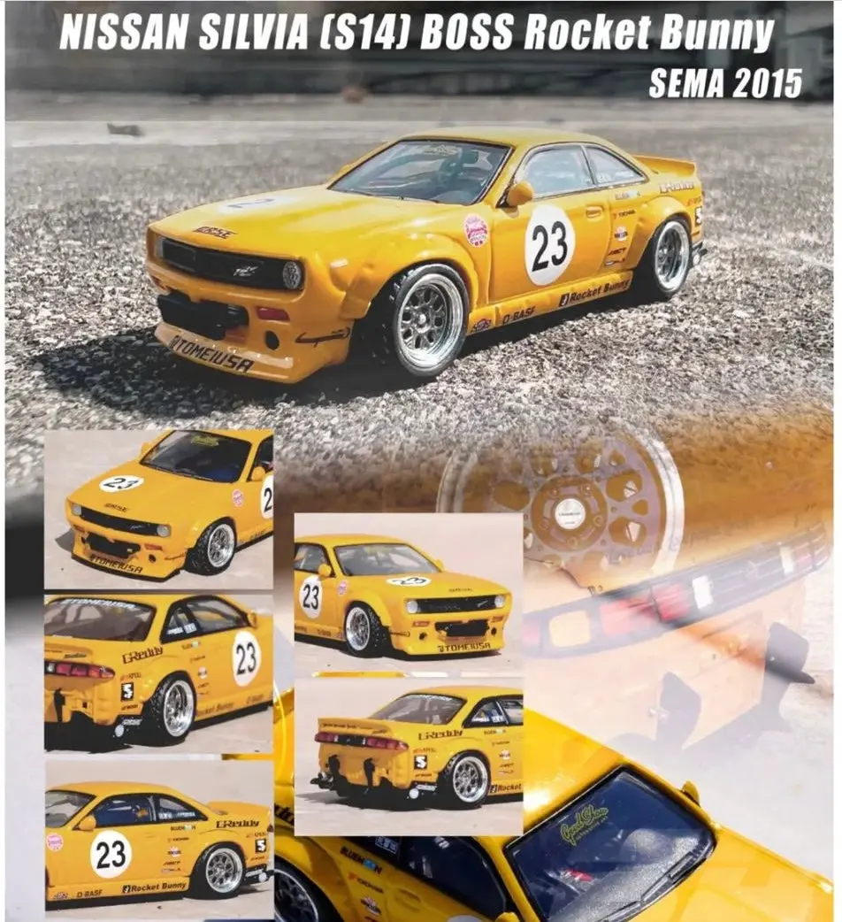 Inno64 1/64 Nissan Silvia S14 Boss Rocket Bunny Sema 2015 2