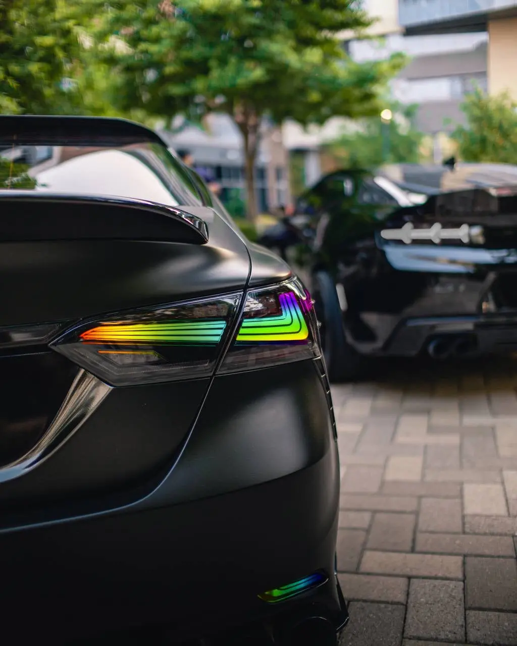 2018-2023 Toyota Camry Led Tail Lights Nike Style Rgb 1