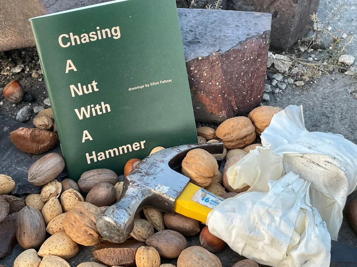Chasing A Nut With A Hammer - Drawings By Elliot Feltner *Imperfect Edges* 1