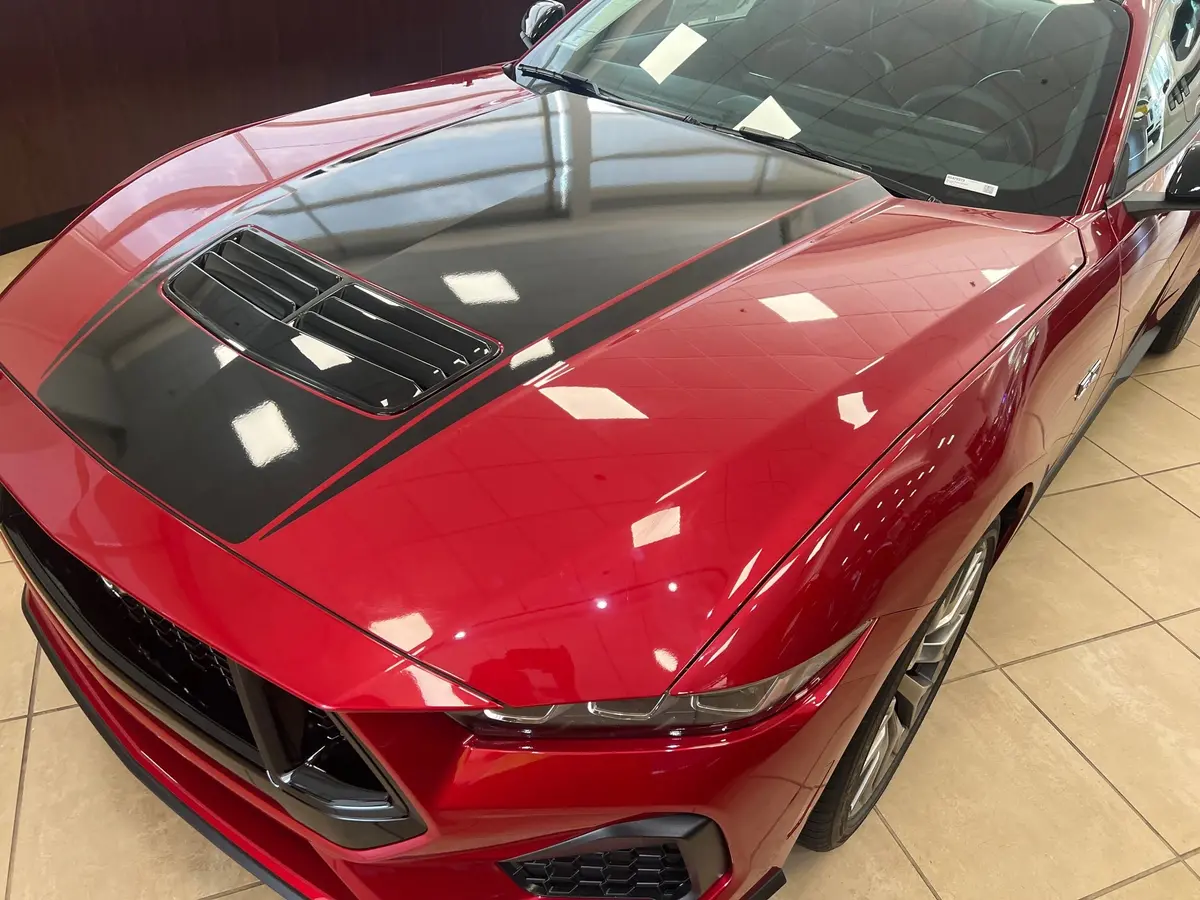 Hood Spear Decals For The 2024 Ford Mustang Gt 1
