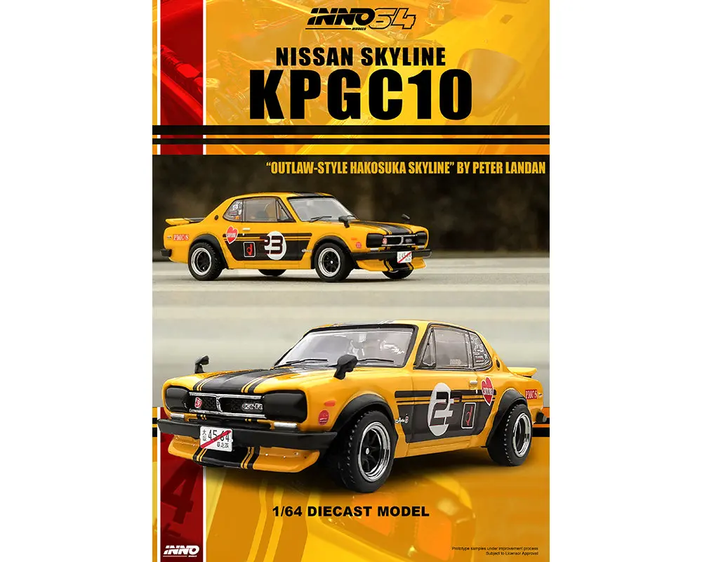 Inno64 1/64 Nissan Skyline 2000 Gt-R (Kpgc10) 1