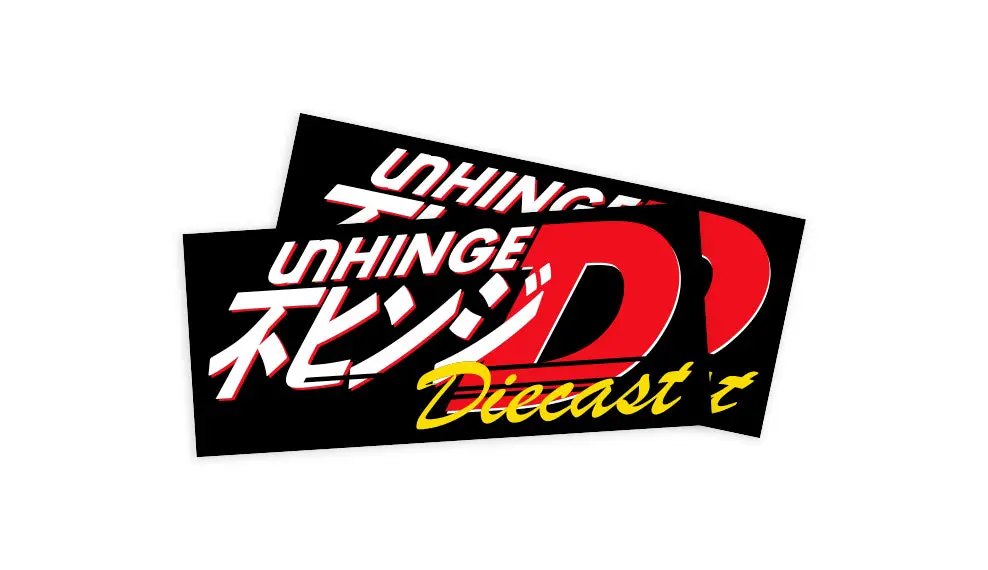 Unhinged "Initial D" Tribute Sticker 2