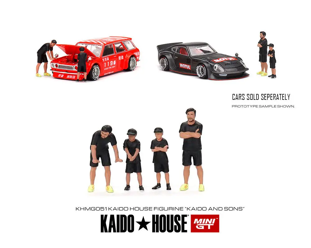 Kaido House 1/64 Figurine Set Of 4 Kaido & Sons – Limited Edition 1