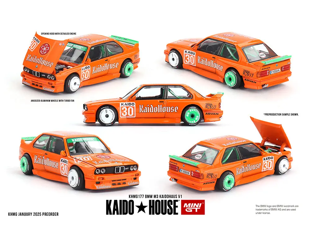 Kaido House X Mini Gt 1:64 Bmw M3 Kaidohaus V1 – Orange 1