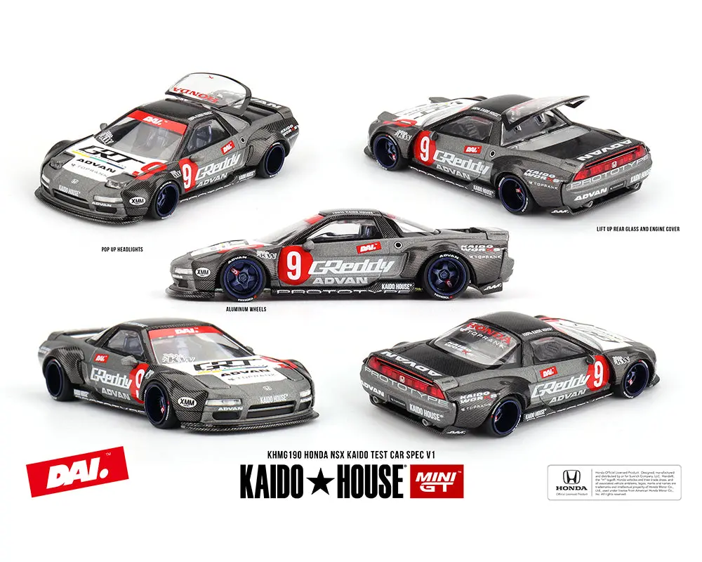Kaido House X Mini Gt 1:64 Honda Nsx Kaido Test Car Spec V1 1