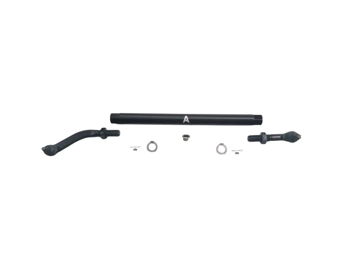 Kit124 -  Jeep Wrangler Jl & Gladiator Jt - 2.5 Ton Prolock Drag Link Assembly - Yesflip - Black Aluminum 1