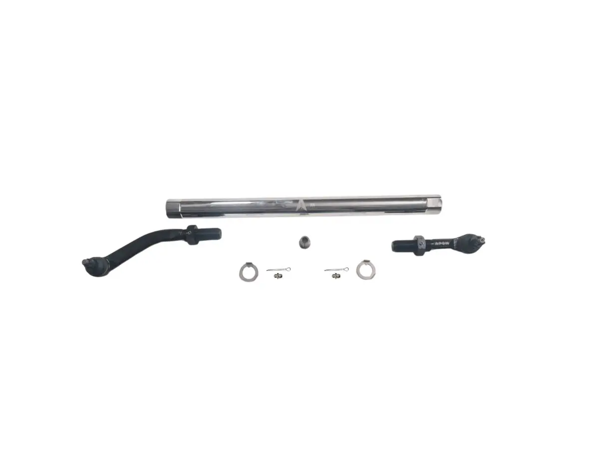 Kit129 -  Jeep Wrangler Jl & Gladiator Jt - 2.5 Ton Prolock Drag Link Assembly - Yesflip - Polished Aluminum 1