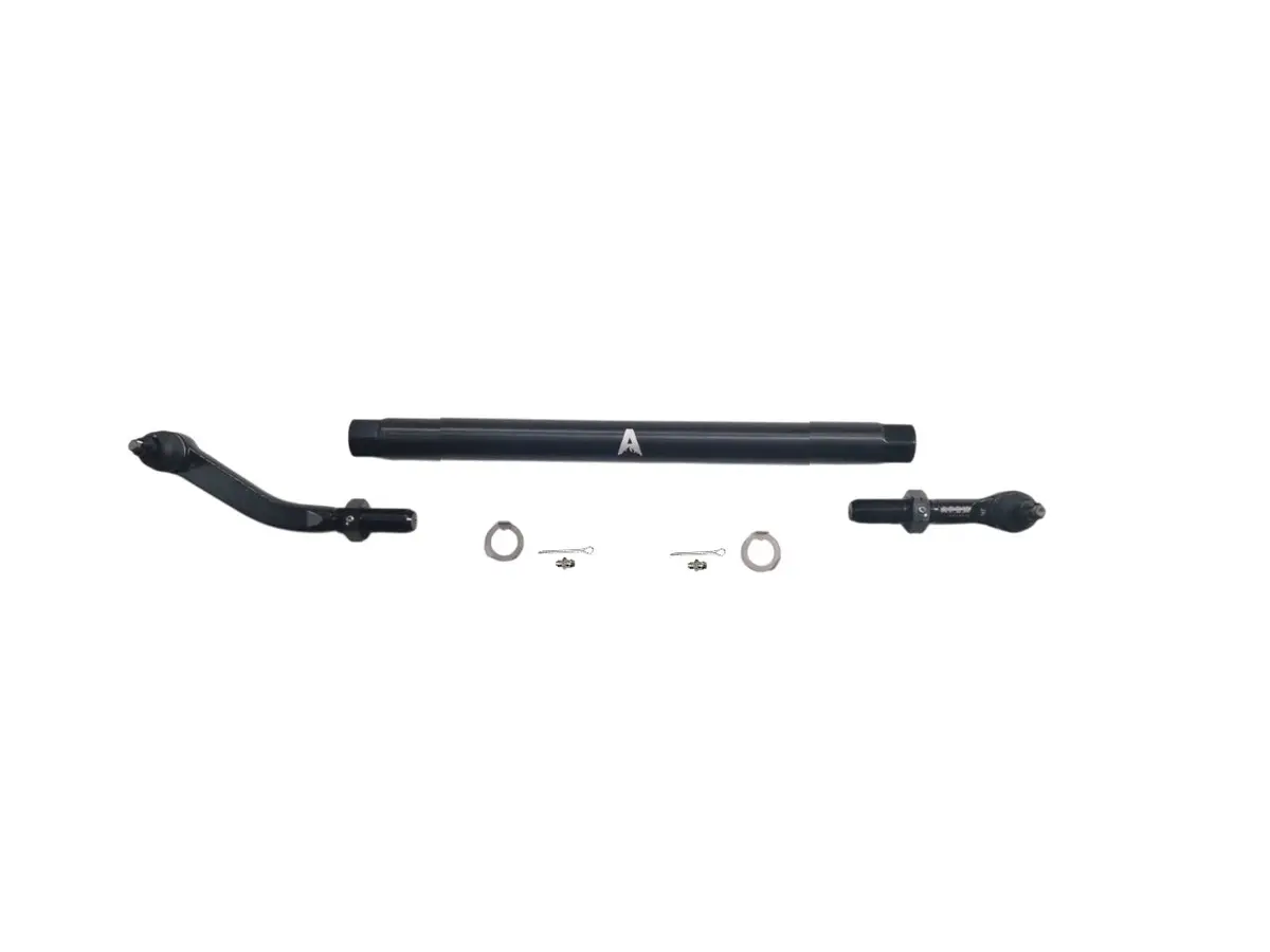 Kit137 - Jeep Wrangler Jk 2.5 Ton Prolock Drag Link Assembly - Noflip - Black Aluminum 1