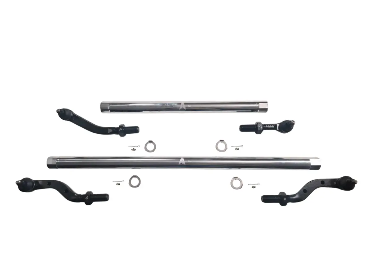 Kit140 - Jeep Wrangler Jk 2.5 Ton Prolock Steering Kit - Polished Aluminum 1