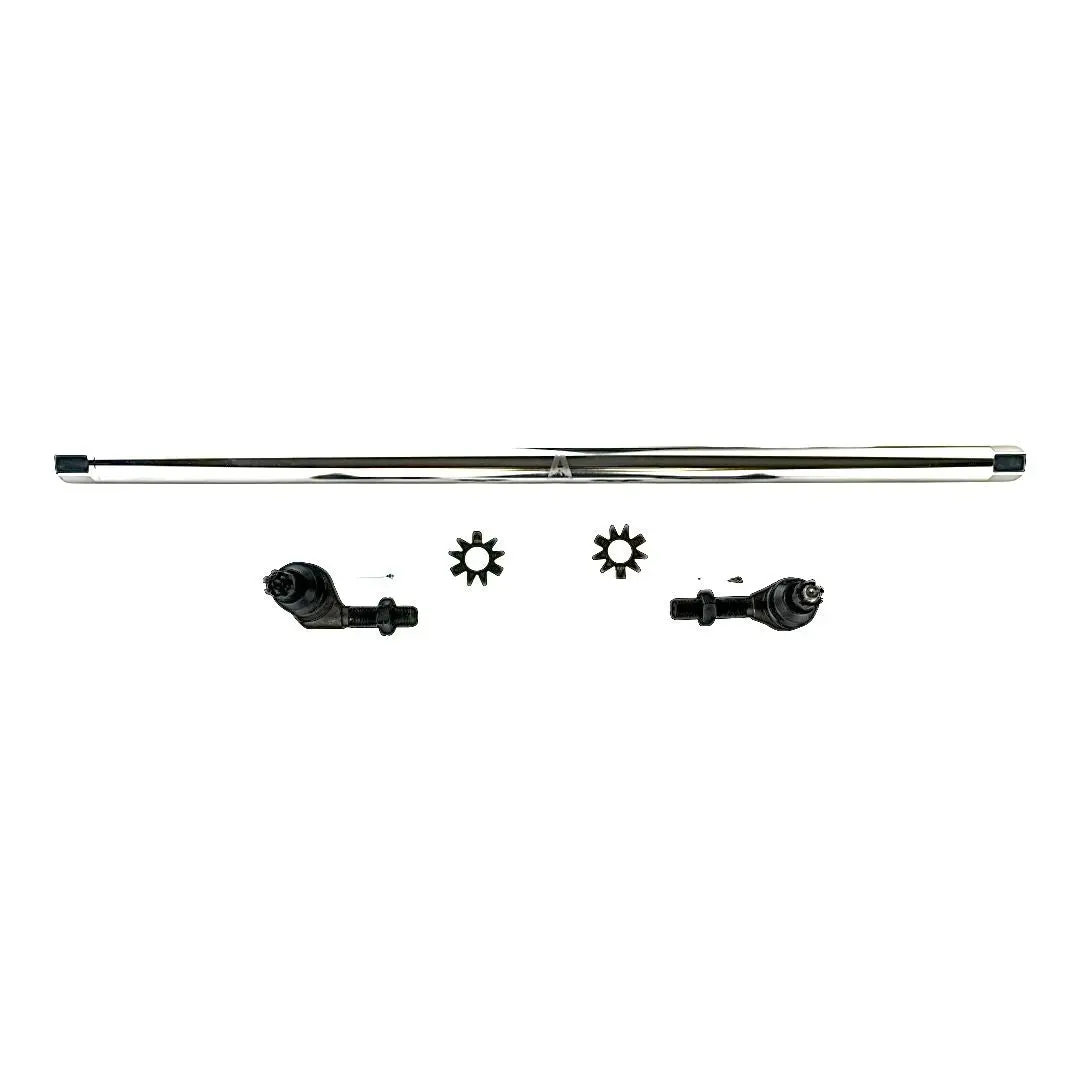 Kit157 - Jeep Wrangler Jk - 1 Ton Drag Link Kit - Polished Aluminum - Noflip 1