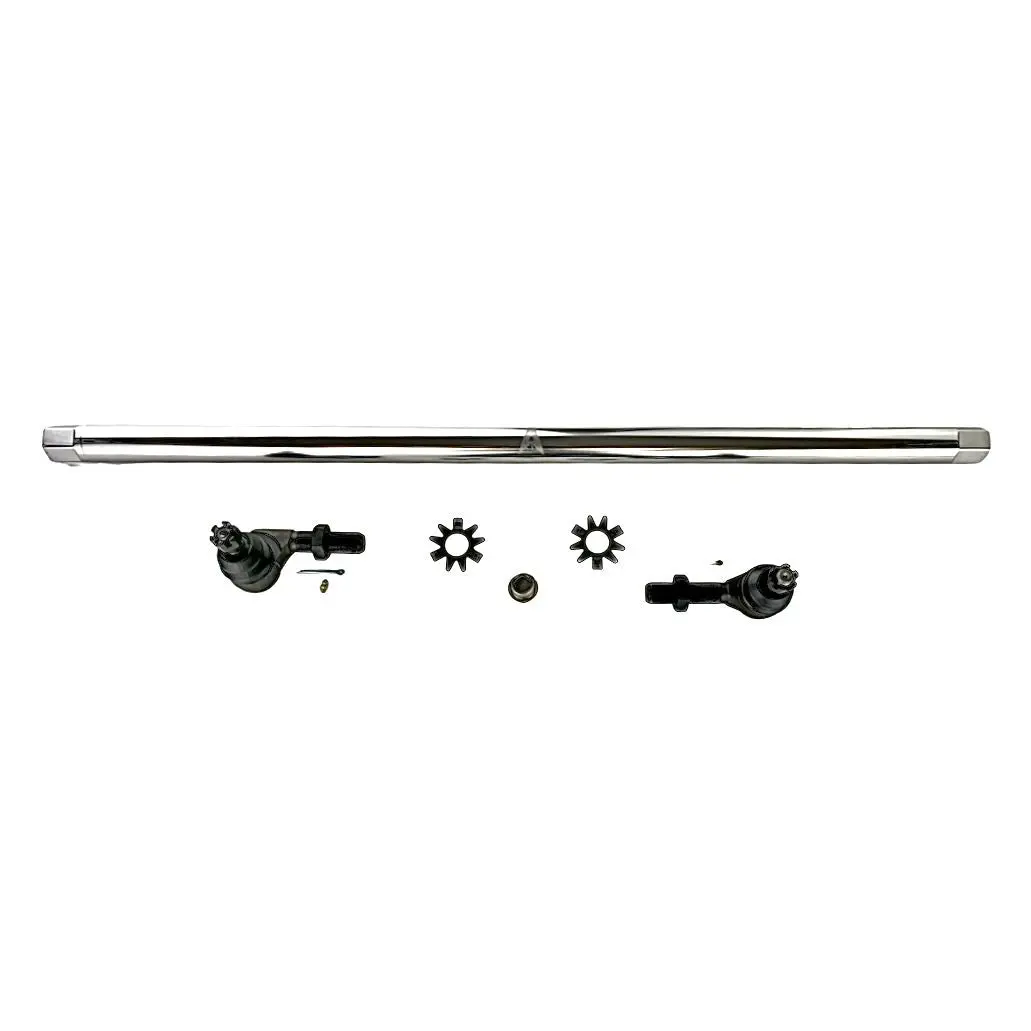 Kit158 - Jeep Wrangler Jk - 1 Ton Drag Link Kit - Polished Aluminum - Yesflip 1