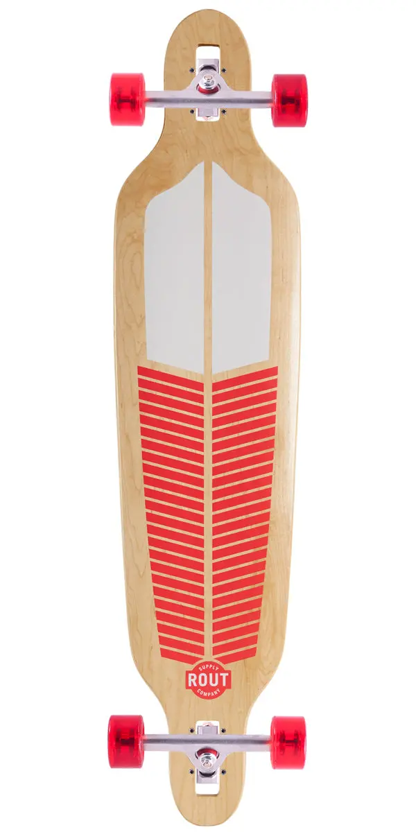 Rout Plume Drop-Thru Longboard Complete 1