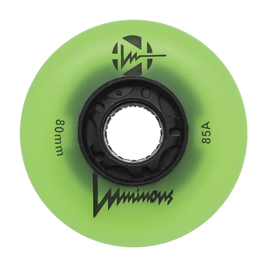 Luminous Green Glow 80Mm 85A Wheel - 4Pack 1