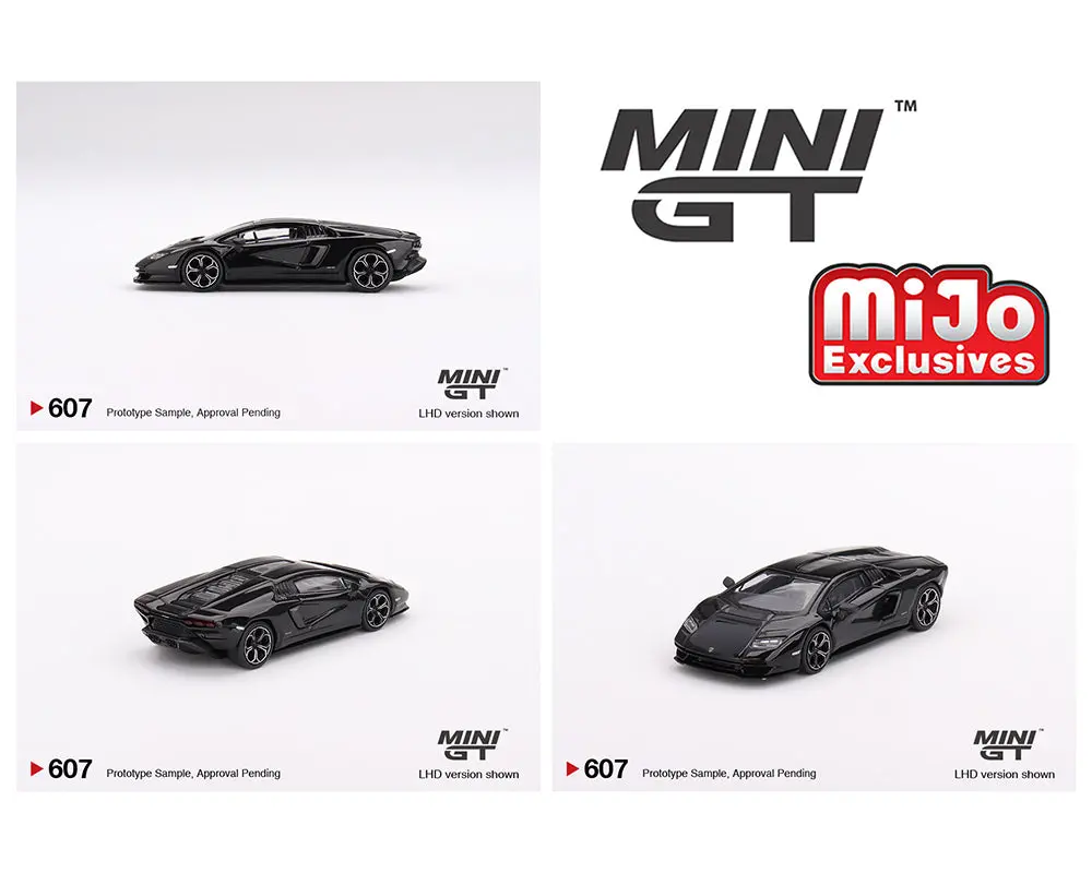 Mini Gt 1/64 Lamborghini Countach Lpi 800-4 – Nero Maia – Lhd – Mijo Exclusives 1