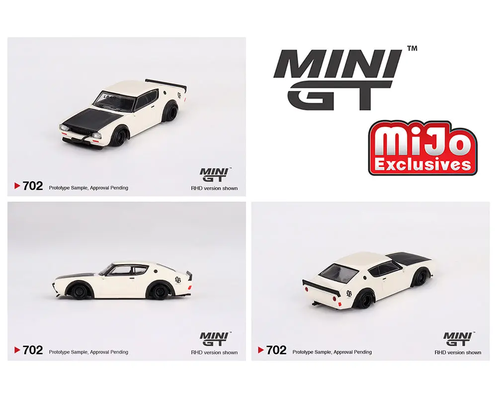 Mini Gt 1:64 Nissan Skyline Kenmeri Liberty Walk – White 1