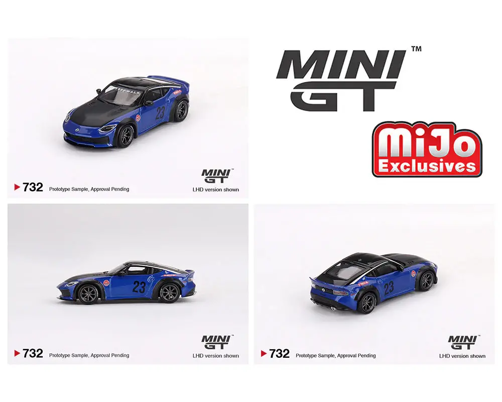 Mini Gt 1:64 Nissan Z Lbwk In Serian Blue – Mijo Exclusives 1