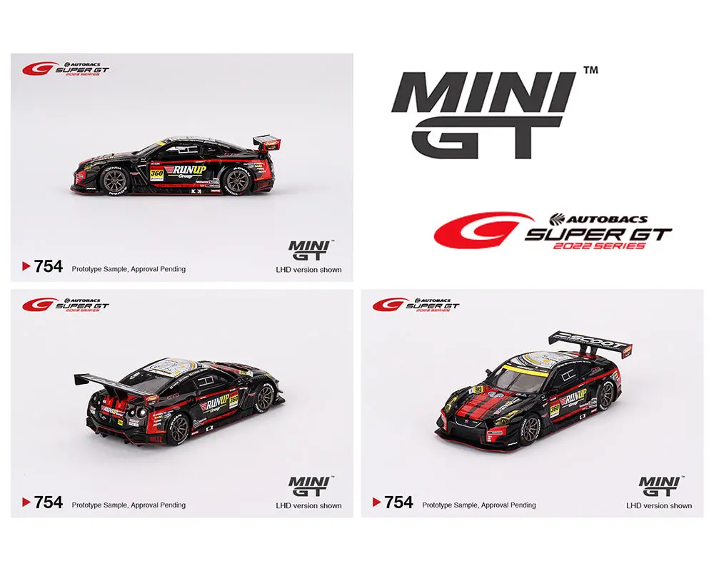 (Coming Soon) Mini Gt 1/64 Super Gt Series Nissan Gt-R Nismo Gt3 #360 “Runup Rivaux Gt-R” Tomei Sports 2023 – Japan Exclusives 1