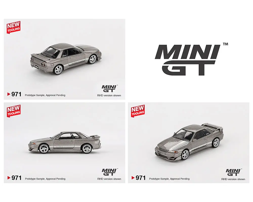 Mini Gt 1/64 Nissan Skyline Gt-R (R32) Veilside Combat C-I – Veilside Combat Grey 1