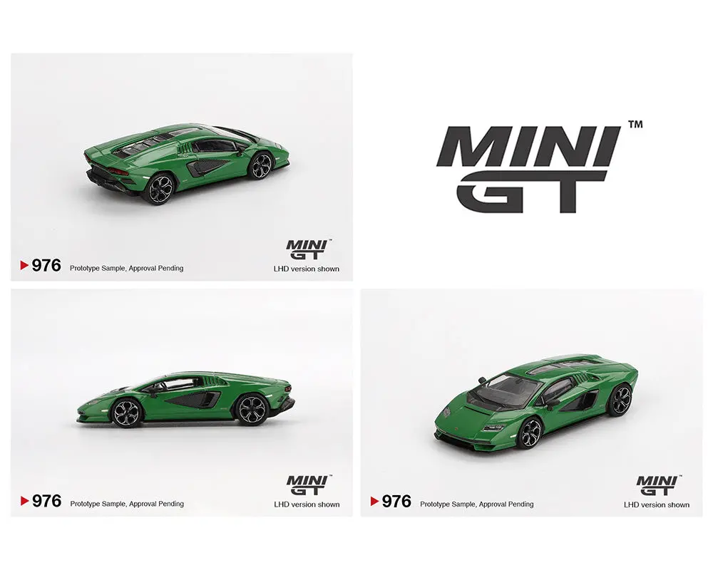 Mini Gt 1/64 Lamborghini Countach Lpi 800-4 Verde Medio 1