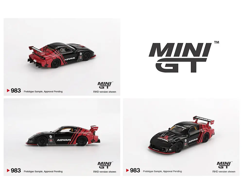 Mini Gt 1/64 Mazda Rx-7 Lb-Super Silhouette Advan 1