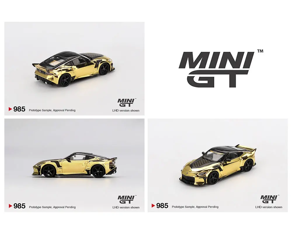Mini Gt 1/64 Nissan Z Veilside Ffz400 – Gold Chrome 1