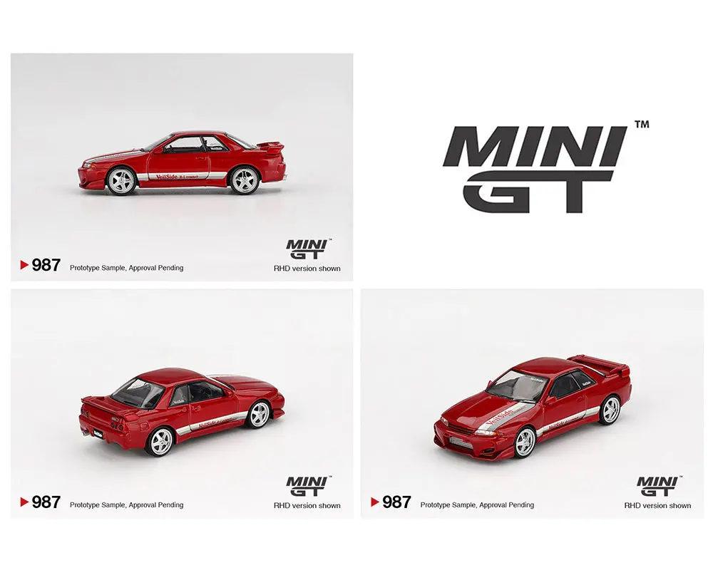 Mini Gt 1/64 Nissan Skyline Gt-R (R32) Veilside Combat C-I – Gem Red 1