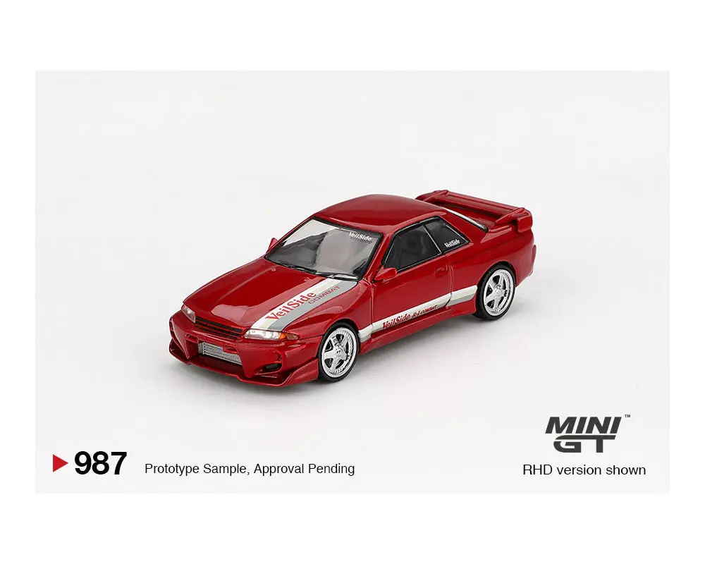 Mini Gt 1/64 Nissan Skyline Gt-R (R32) Veilside Combat C-I – Gem Red 2