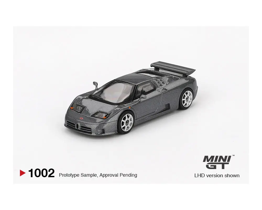 Mini Gt 1/64 Bugatti Eb110 Super Sport – Grigio Scuro – Mijo Exclusives 2