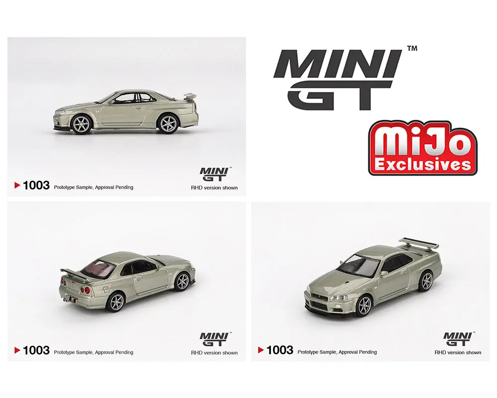 Mini Gt 1/64 Nissan Skyline Gt-R (R34) V-Spec Ii Nür – Millenium Jade- Mijo Exclusives 1