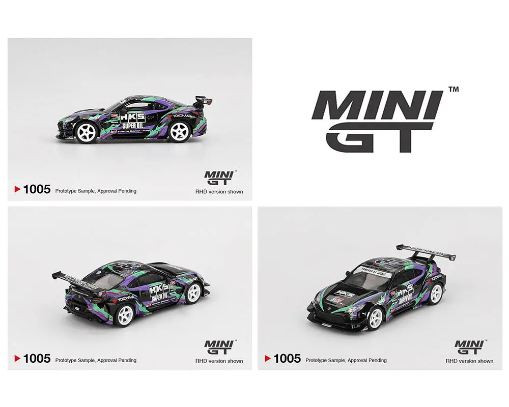 Mini Gt 1/64 Toyota Gr86 Hks Type R 2022 Tokyo Auto Salon – Black 1