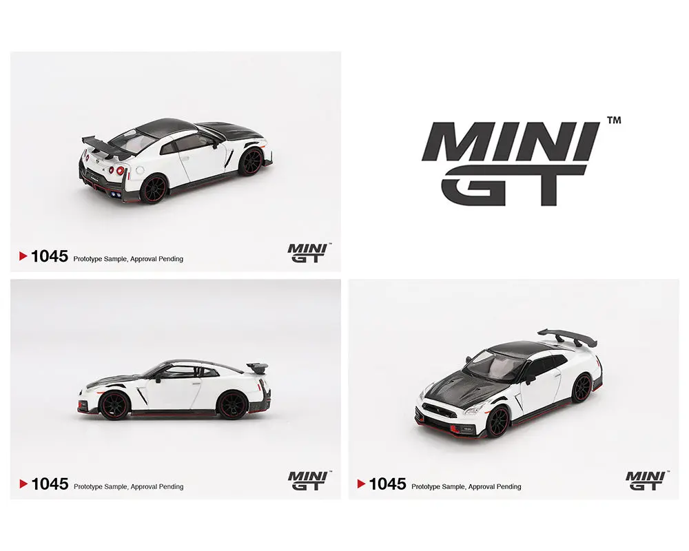 Mini Gt 1/64 Nissan Gt-R Nismo 2024 – Brilliant White Pearl 1