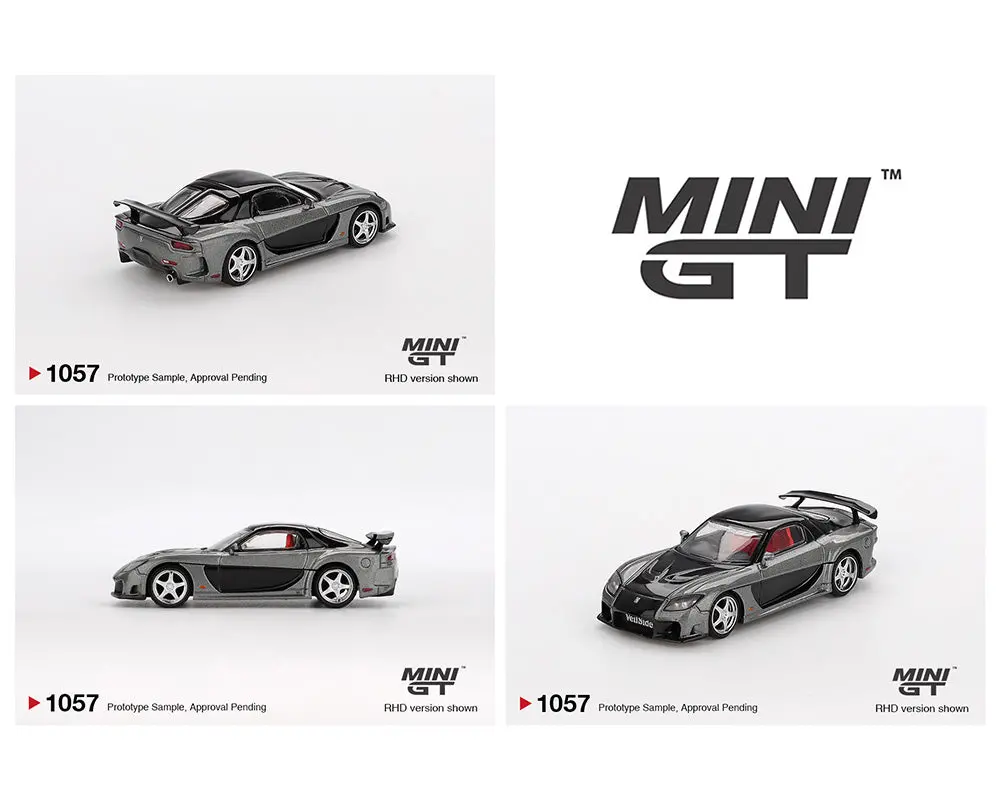 Mini Gt 1/64 Mazda Rx-7 Veilside – Fortune Grey 1