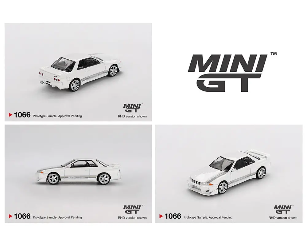 Mini Gt 1/64 Nissan Skyline Gt-R (R32) Veilside Combat C-I White – Mijo Exclusives 1