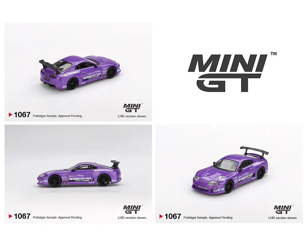 Mini Gt 1/64 Toyota Supra (A80) Top Secret Gt-300 Top Secret Purple – Mijo Exclusives 1