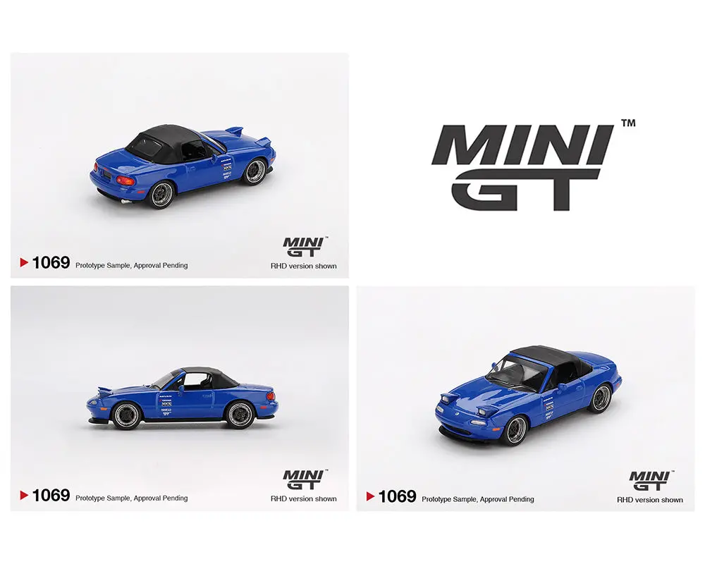 Mini Gt 1/64  Mazda Miata Mx-5 (Na) Tuned Version – Dark Blue 1