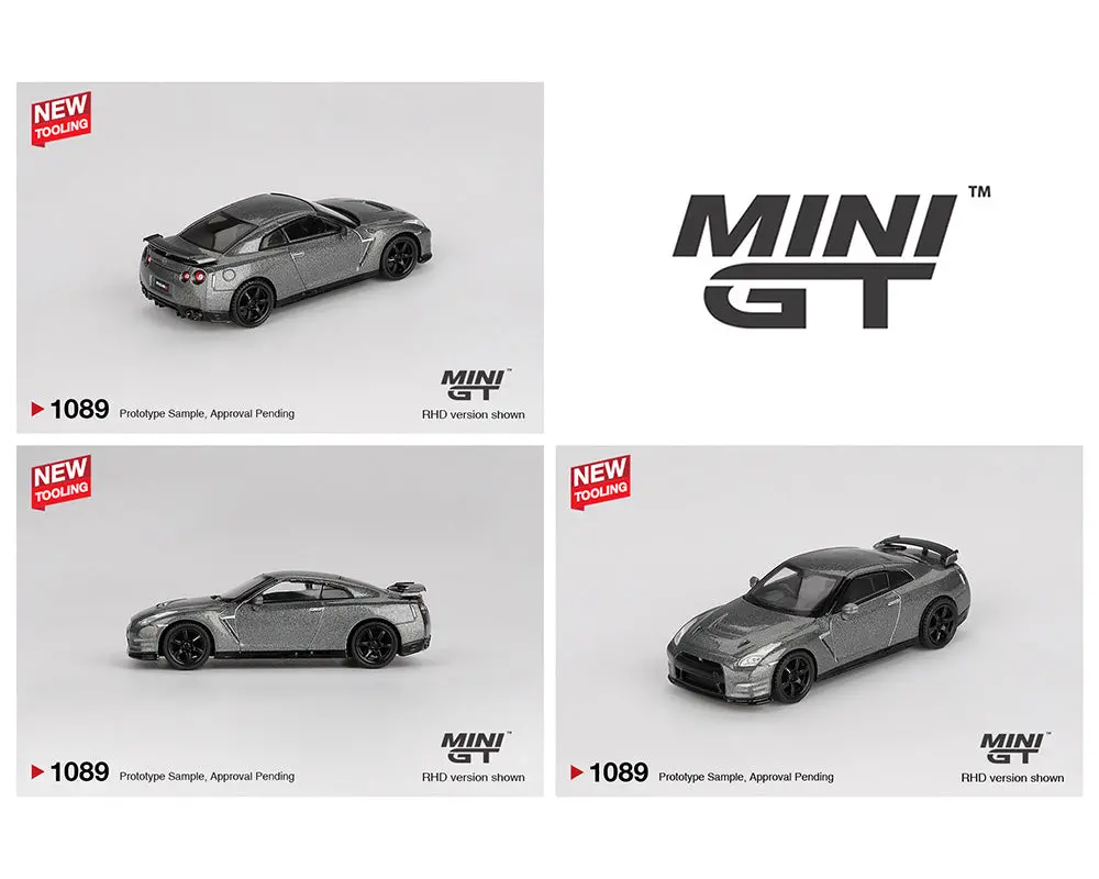 Mini Gt 1/64 Nissan Gt-R Nismo R35 Crs Version – Dark Metal Gray 1