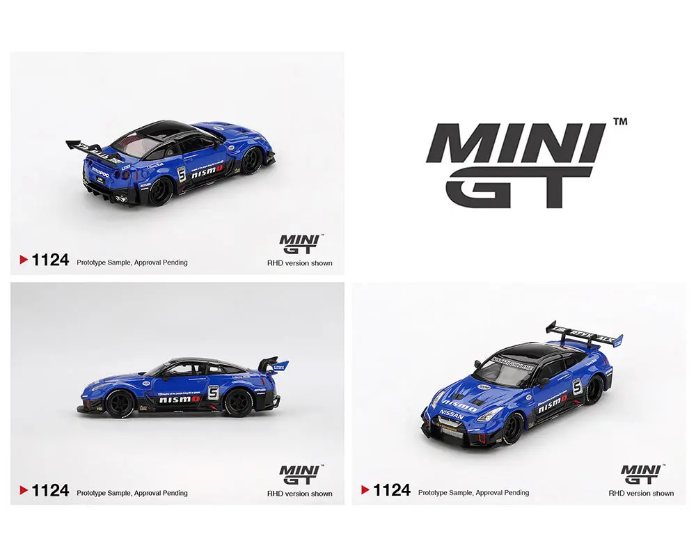 Mini Gt 1/64 Lb-Silhouette Works Gt Nissan 35Gt-Rr Ver.2 – Blue- Mijo Exclusives 1