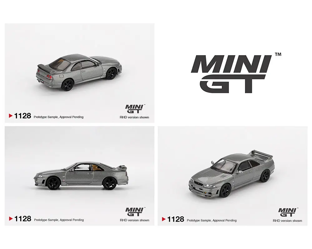 (Coming Soon) Mini Gt 1/64 Nissan Skyline Gt-R Dark Metal Gray (Nismo Bcnr33 Crs Version) – Limited Edition 1