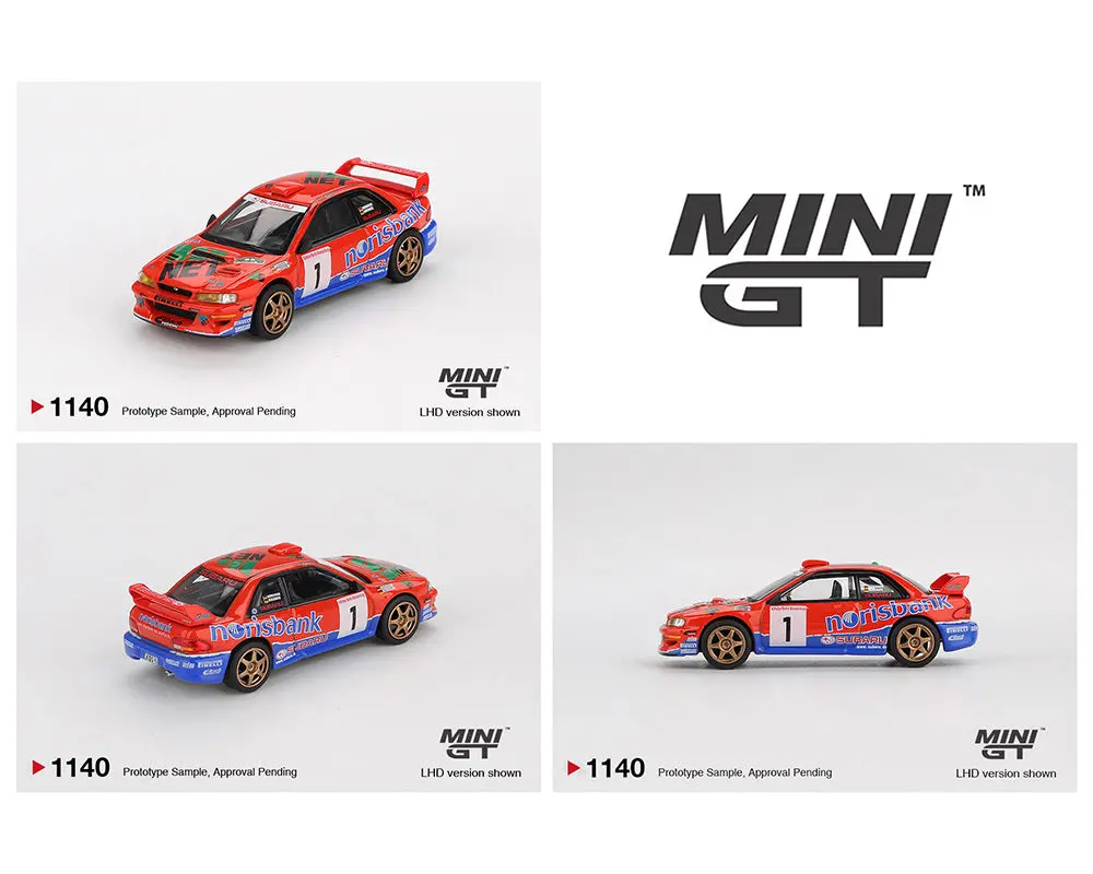 Mini Gt 1/64 Subaru Impreza Wrc97 #1 1999 Drm Champion 1