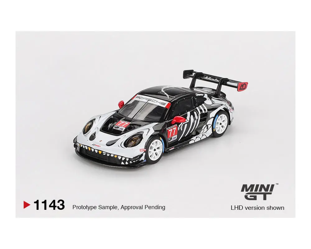 (Coming Soon) Mini Gt 1/64 Porsche 911 Gt3 R #77 Ao Racing 2025 Imsa Petit Le Mans 2