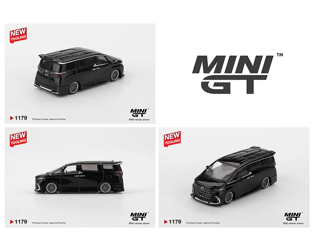 (Coming Soon) Mini Gt 1/64 Toyota Alphard 40 Kuhl – Black – New Tooling! 1