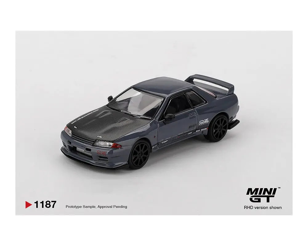 (Coming Soon) Mini Gt 1/64 Nissan Skyline Gt-R Top Secret Vr32 – Stealth Grey 2