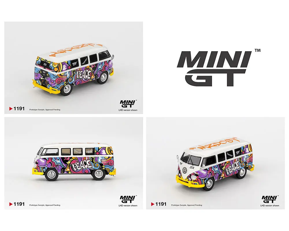 (Coming Soon) Mini Gt 1/64 Volkswagen T1 Microbus Mizu Design – New Tooling! 1