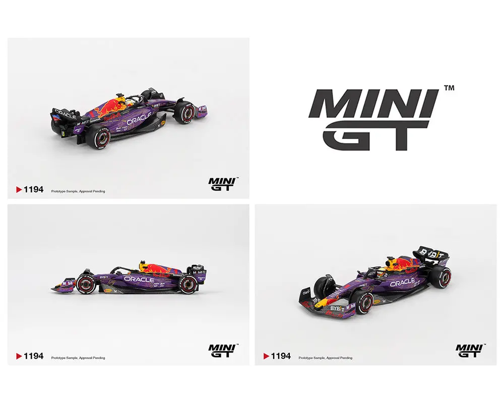 (Coming Soon) Mini Gt 1/64 Oracle Red Bull Racing Rb19 #1 Max Verstappen 2023 F1 2023 Las Vegas Gp Winner 1