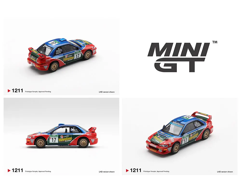(Coming Soon) Mini Gt 1/64 Subaru Impreza Wrc98 #17 2000 Rally New Zealand 1