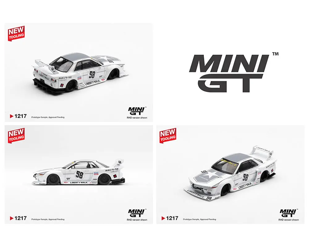 (Coming Soon) Mini Gt 1/64 Nissan Gt-R32 Lb-Kaido Works Tas 2025 1